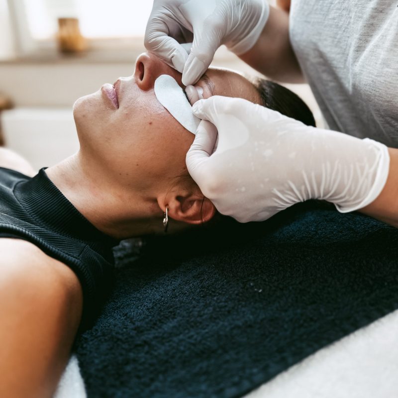 Wimpern Lifting Behandlung
